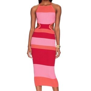 Camila Coelho - Emlyn Stripe Knit Dress - Size Large